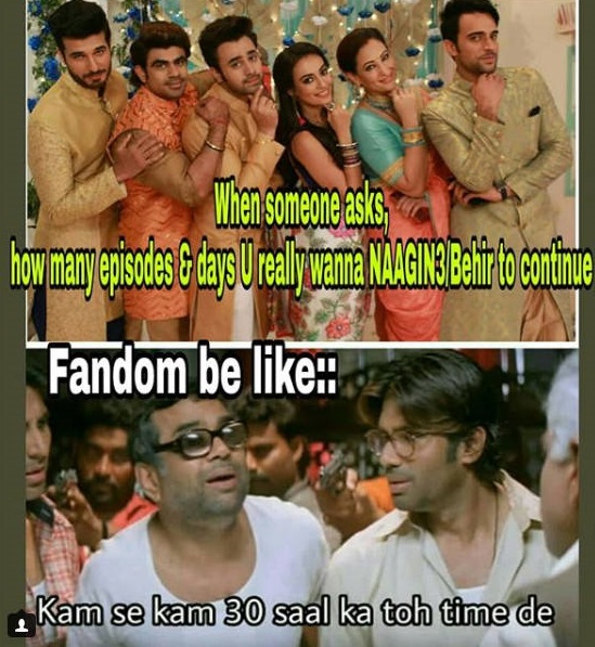 10 hilarious memes on ‘Naagin’ that never get old! - 9