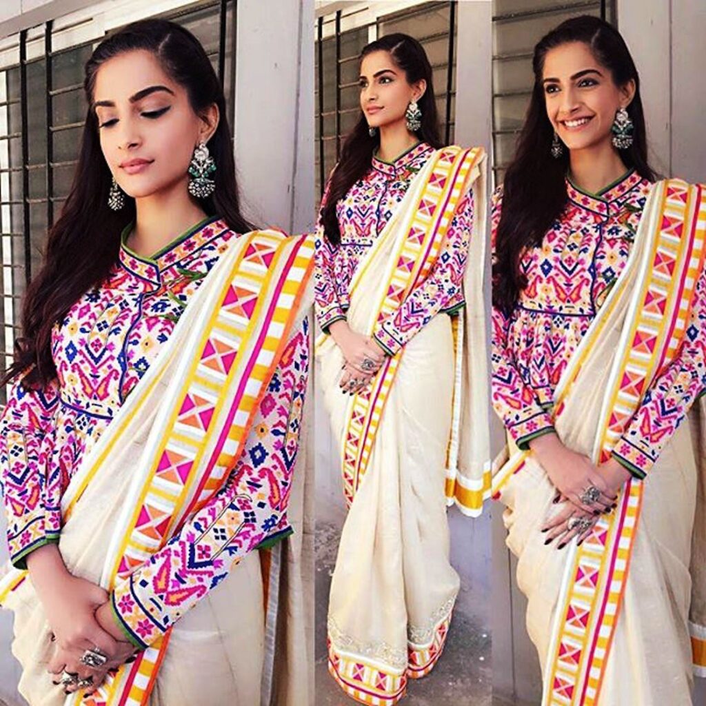 Beautiful sarees on Sonam Kapoor makes her look more stunning than ever - 0