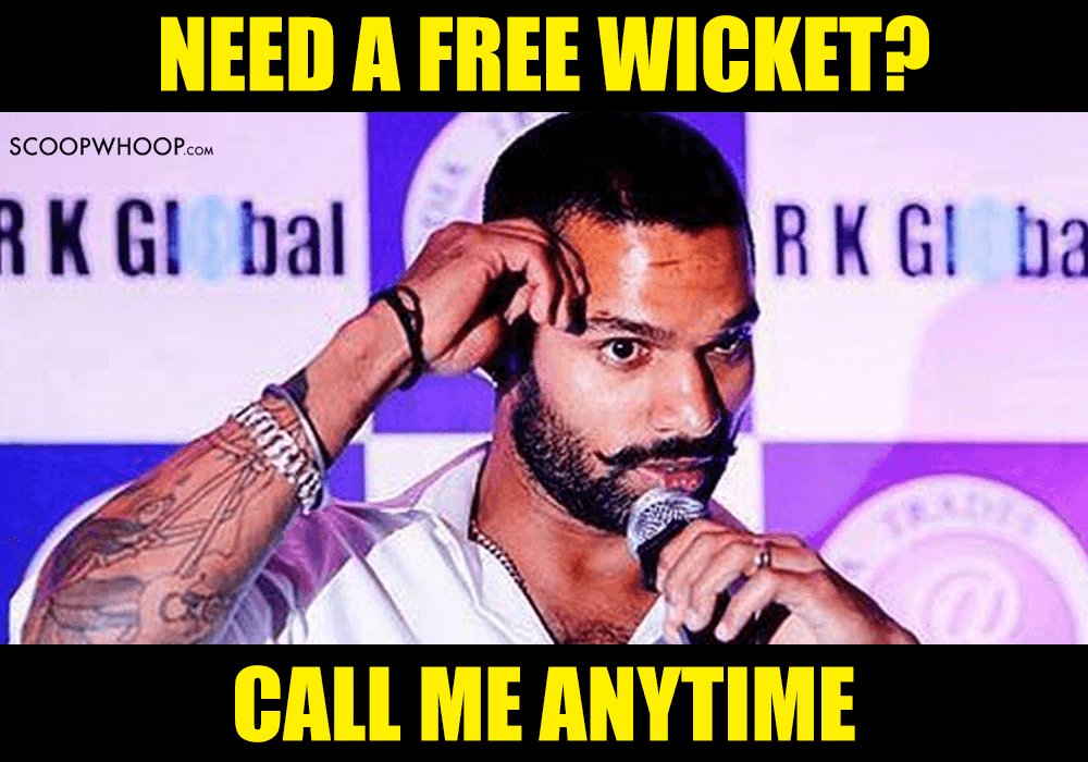 Best Memes On Shikhar Dhawan - 2