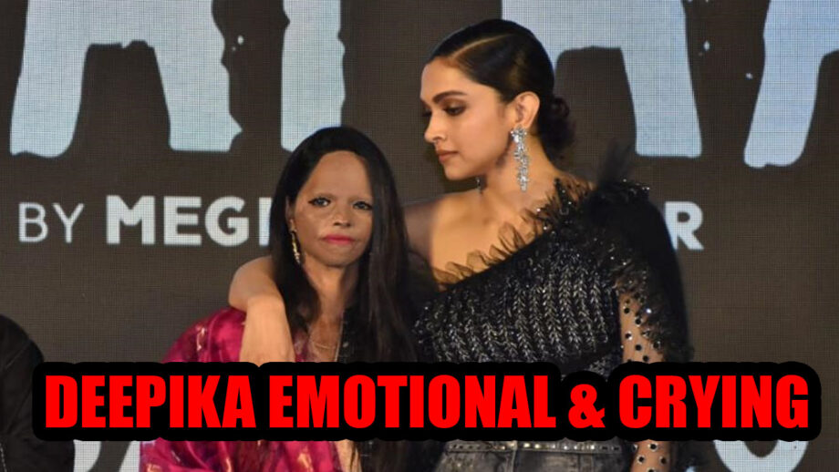 Deepika Padukone CAUGHT EMOTIONAL on camera during Chhapaak song launch