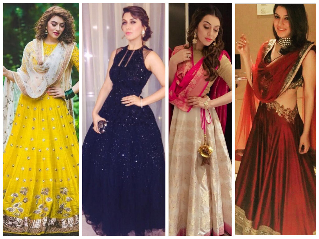 Times when Hansika Motwani slew heavy outfits with ease - 4