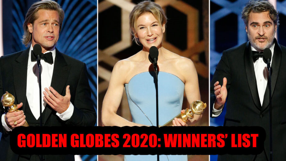 Golden Globe 2020: Full List of Winners