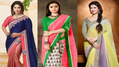 Hina Khan, Drashti Dhami, Divyanka Tripathi stun all in a stylish saree twist