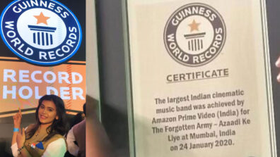 I am happy to be part of Amazon Prime’s Guinness World Record achievement for The Forgotten Army: Haelyn Shastri