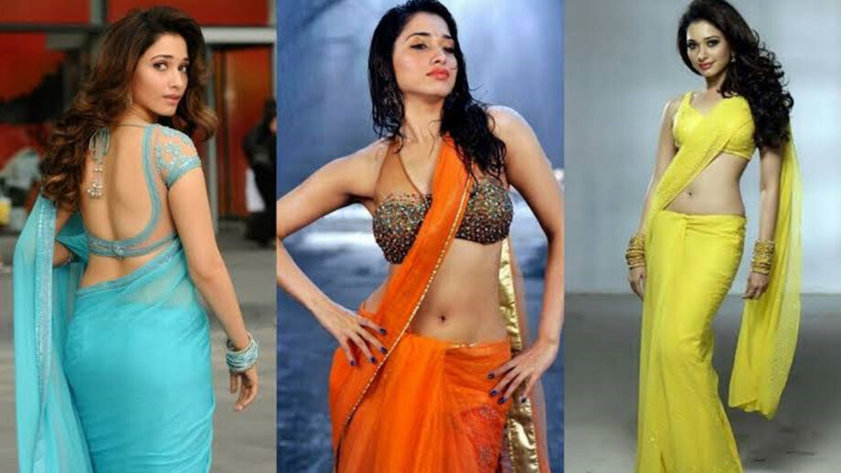 In Pics: Tamanna Bhatia HOTTEST saree looks 7