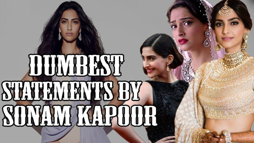 Most Bizarre statements of Sonam Kapoor that made headlines