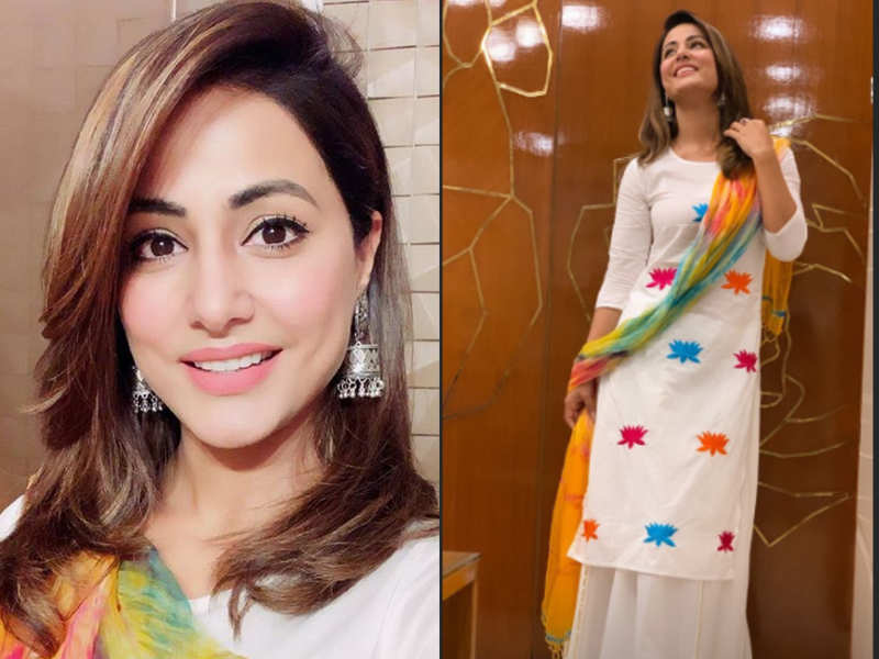 OMG! Hina Khan charms us in white outfits! - 3