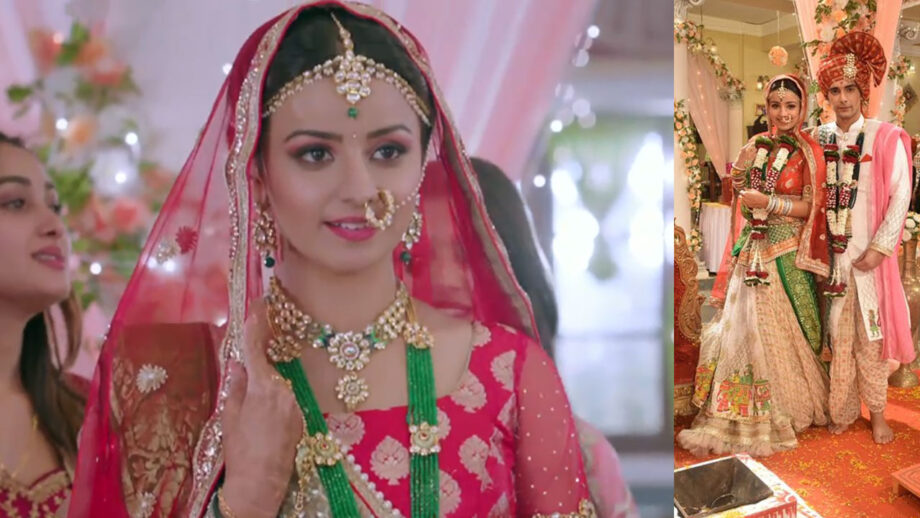 Shubharambh: Mahima Makwana dons a 25-kg lehenga for her on-screen wedding