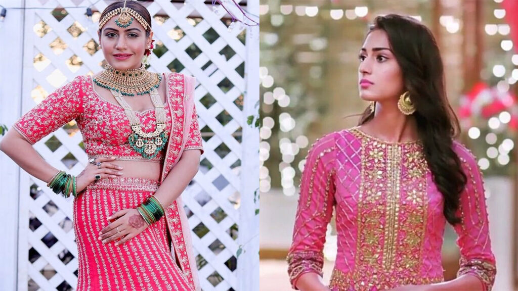 Surbhi Chandna Vs Erica Fernandes: Who Rocked In Pink Colour ? 1