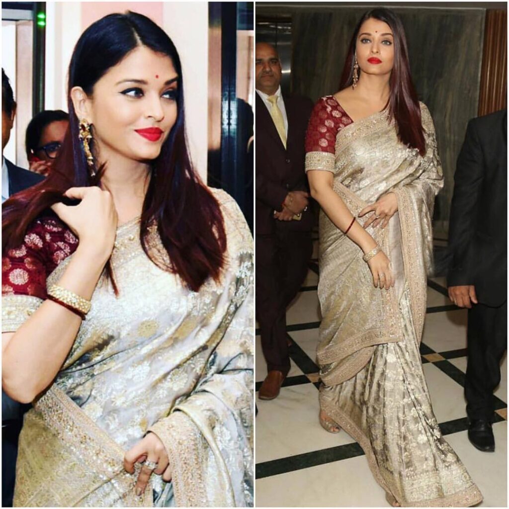 10 Pictures Of Aishwarya Rai Bachchan In Saree To Steal Your Heart! - 5