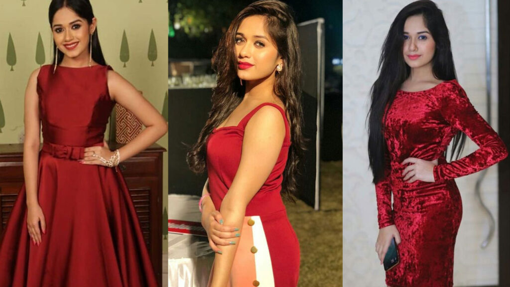 TikTok star Jannat Zubair stuns in red