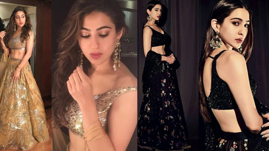 4 times Sara Ali Khan has nailed her look in glitter lehenga 2