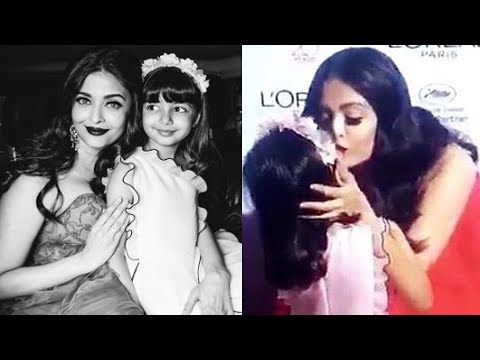 Adorable moments when Aishwarya Rai Bachchan kissed her daughter Aaradhya in public 3