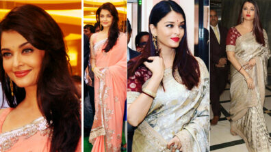 Aishwarya Rai Bachchan in Sabyasachi Or Manish Malhotra Saree: Who’d you prefer?