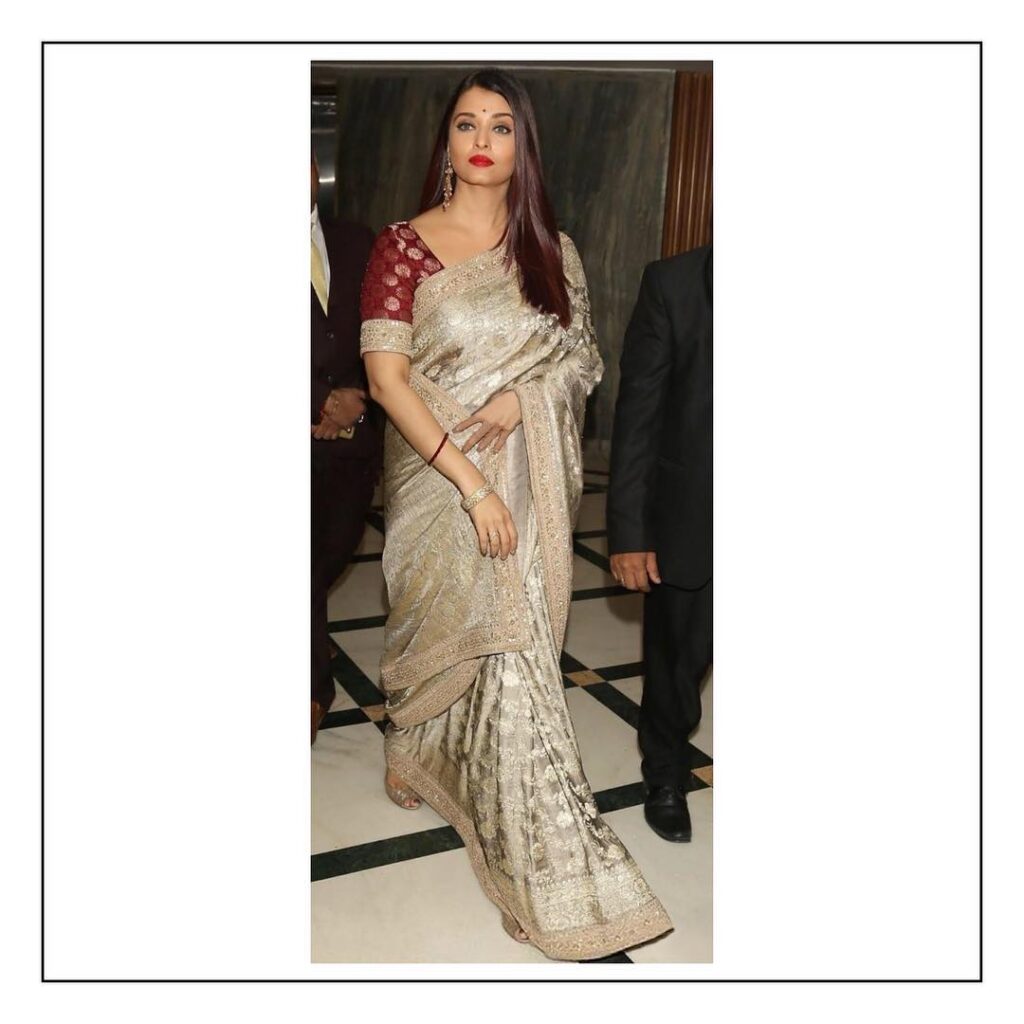 Aishwarya Rai Bachchan in Sabyasachi Or Manish Malhotra Saree: Who’d you prefer? - 2