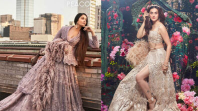 Aishwarya Rai Bachchan Vs Taapsee Pannu: Who Looked Resplendent in Falguni Shane Peacock Lehenga Collection?