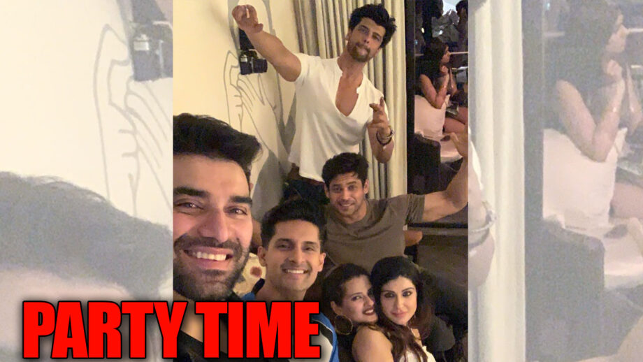 Bigg Boss 13 winner Siddharth Shukla parties hard with Kushal Tandon, Nikitin Dheer, Ravi Dubey