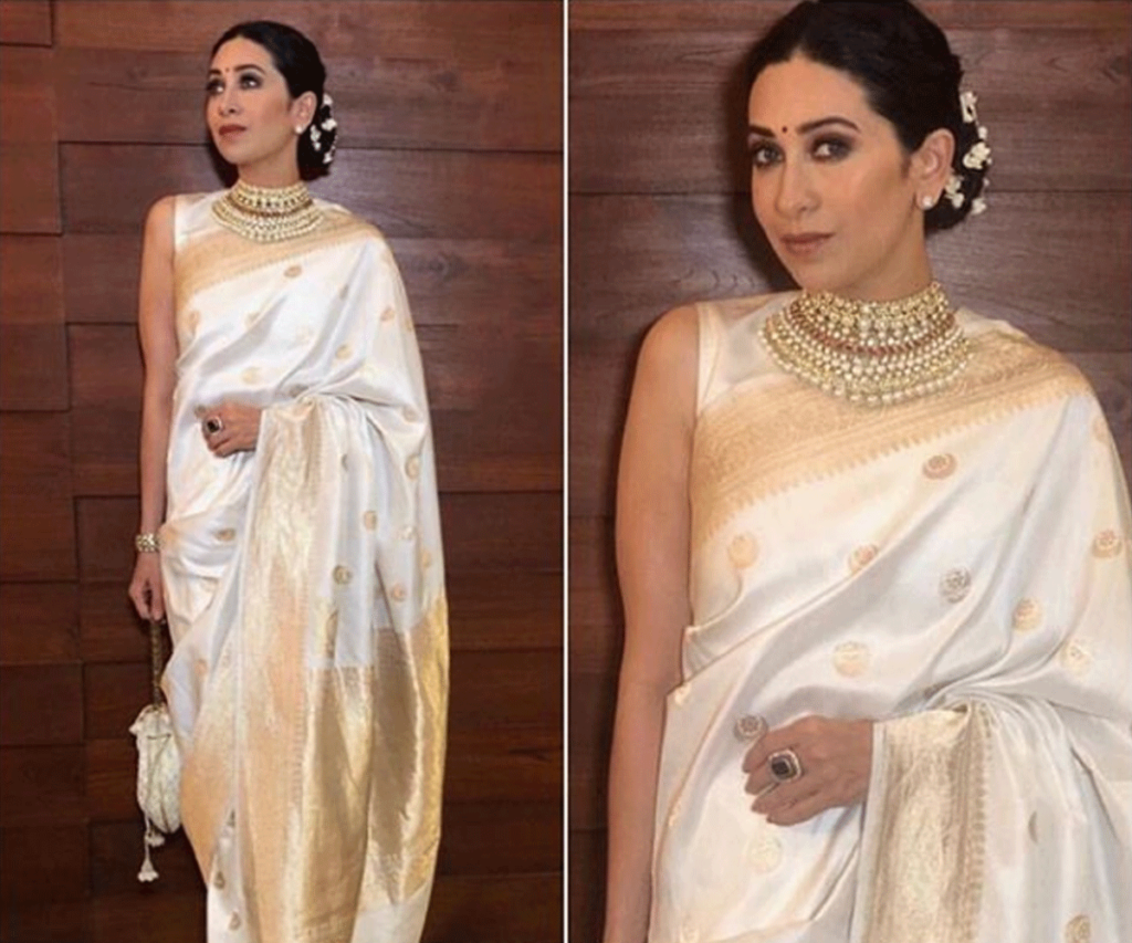 Karisma Kapoor Vs Kareena Kapoor in Manish Malhotra saree. Who wore it better? - 0