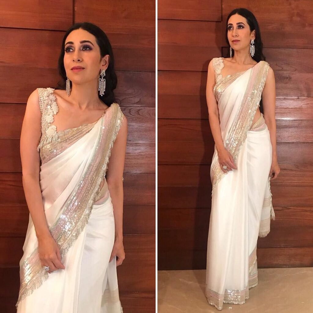 Karisma Kapoor Vs Kareena Kapoor in Manish Malhotra saree. Who wore it better? - 1