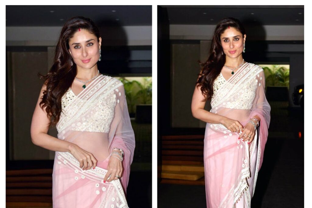 Karisma Kapoor Vs Kareena Kapoor in Manish Malhotra saree. Who wore it better? - 5