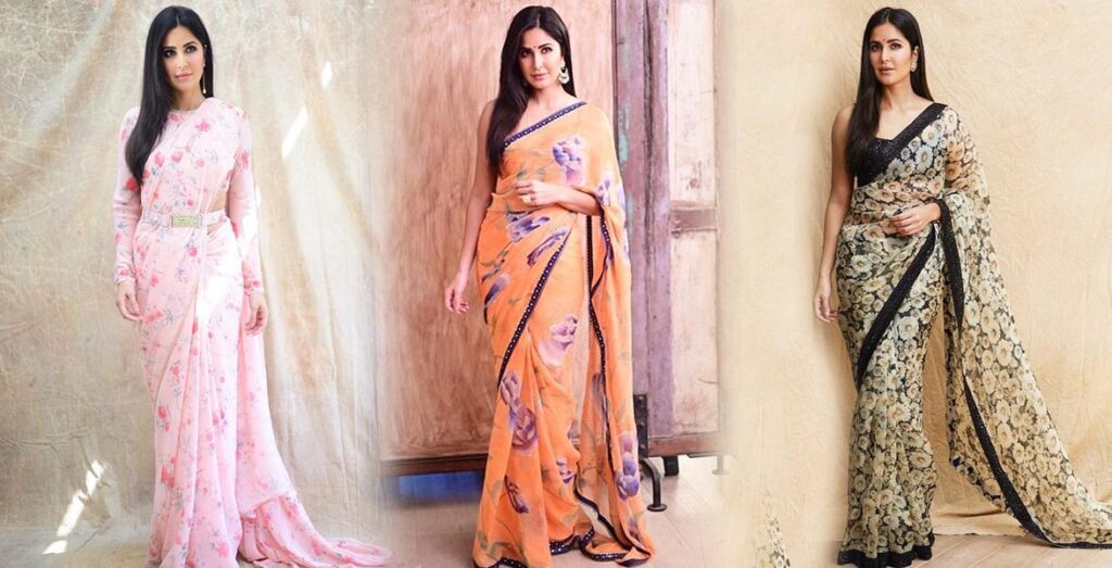 Katrina Kaif's UNSEEN saree looks to inspire you