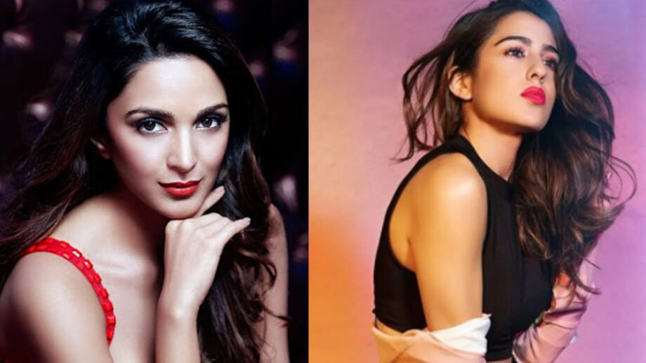 Kiara Advani Vs Sara Ali Khan, who looks better wearing the HOT red lipstick?