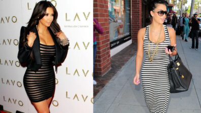 Kim Kardashian’s Striped Outfits Is Perfect For Fall