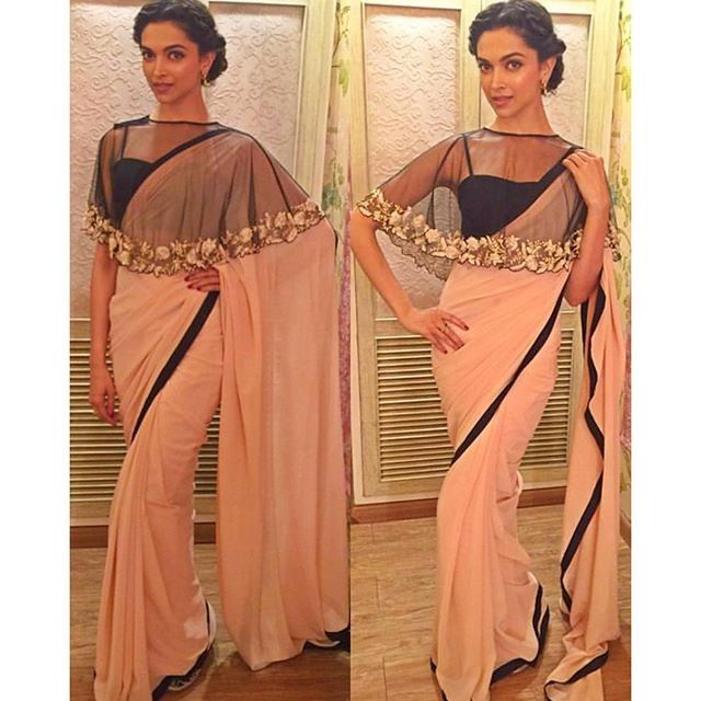 PICS: Take cues from Sonam Kapoor to Deepika Padukone for Cape style blouses - 2