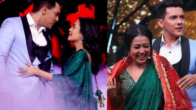 Romantic Moments between Neha Kakkar and Aditya Narayan