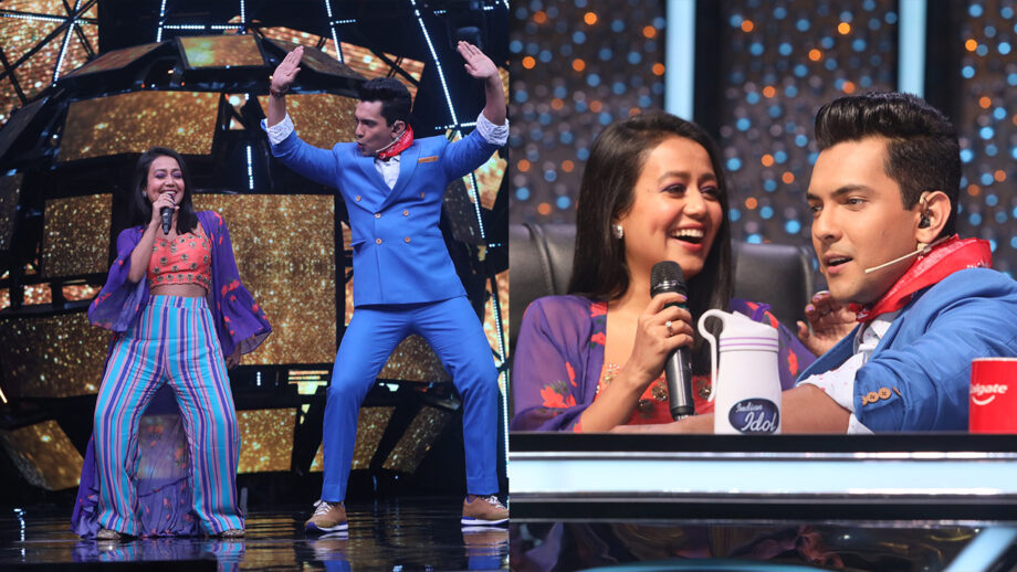 Romantic Moments between Neha Kakkar and Aditya Narayan - 2