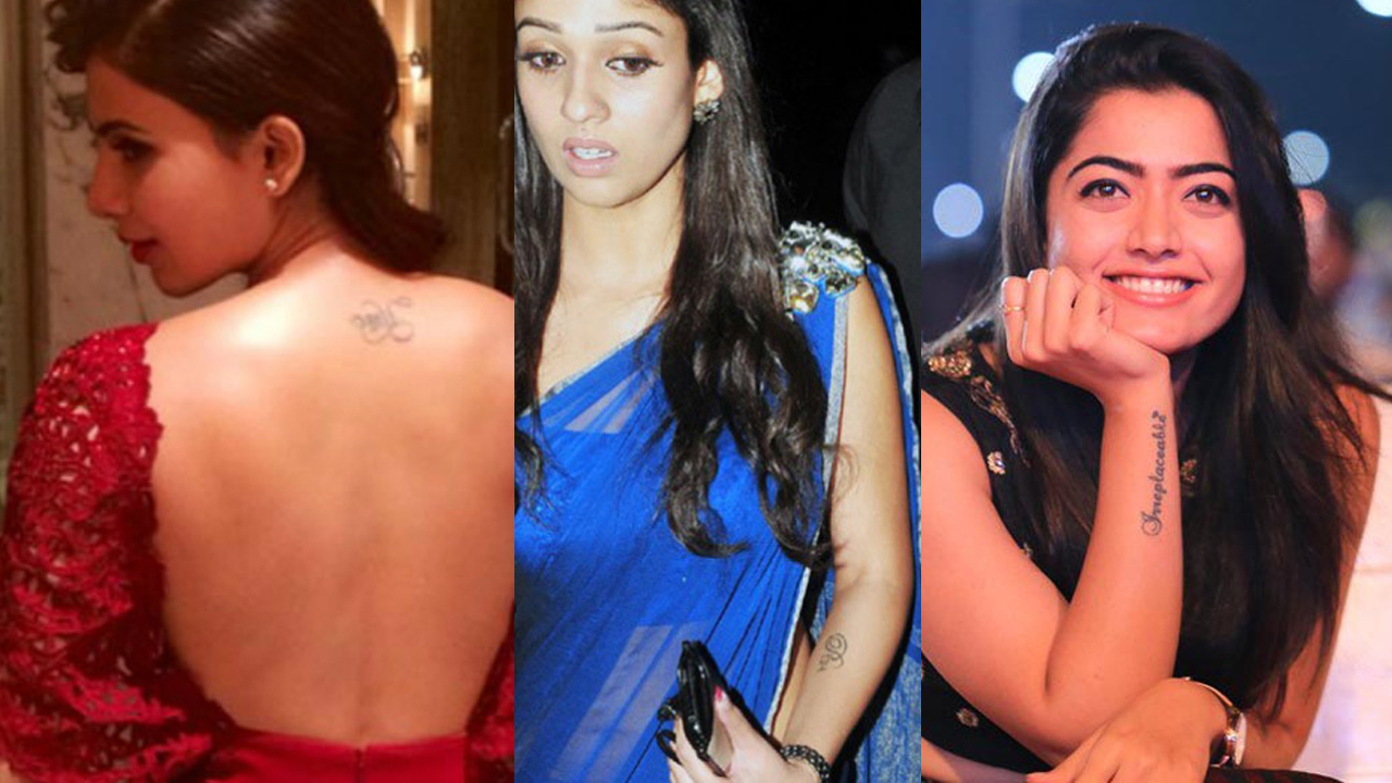 Samantha, Nayanthara to Rashmika: South Indian Actresses and Their  Interesting Tattoos | IWMBuzz