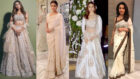 Sonam Kapoor to Priyanka Chopra: 6 Bollywood Celebs in White Saree and Lehengas