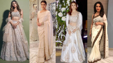 Sonam Kapoor to Priyanka Chopra: 6 Bollywood Celebs in White Saree and Lehengas