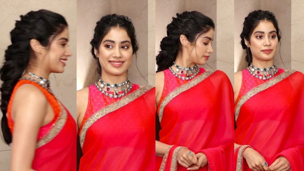 Sridevi Vs Janhvi Kapoor: Who looks good in red saree? - 0