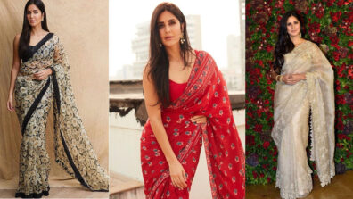 Steal these 5 unconventional saree looks from Katrina Kaif’s closet