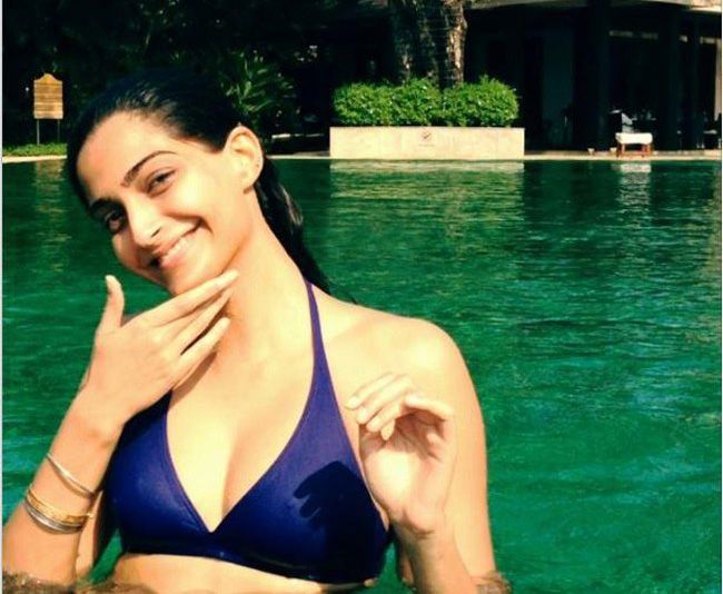 Temperature rising bikini photos of Sonam Kapoor that will take your breath away - 0