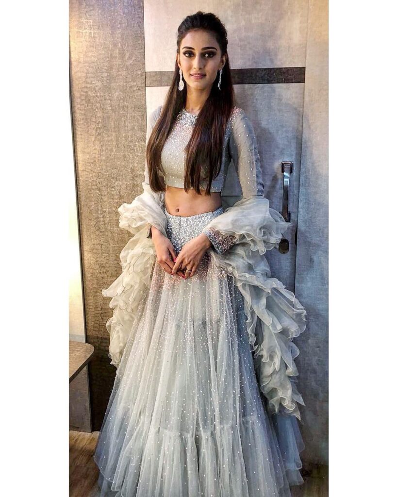 Take an Inspiration from Erica Fernandes’ lehenga choli looks with maang tika to enhance your look on the big day - 0