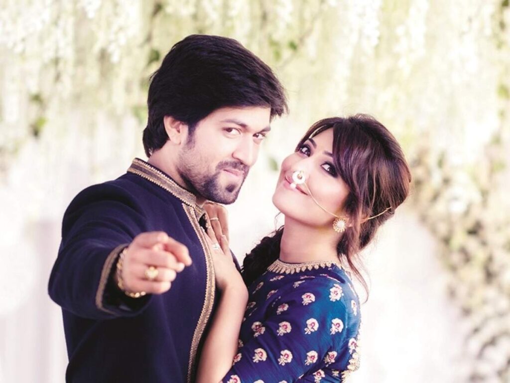 Tollywood couple Yash and Radhika Pandit give major couple goals