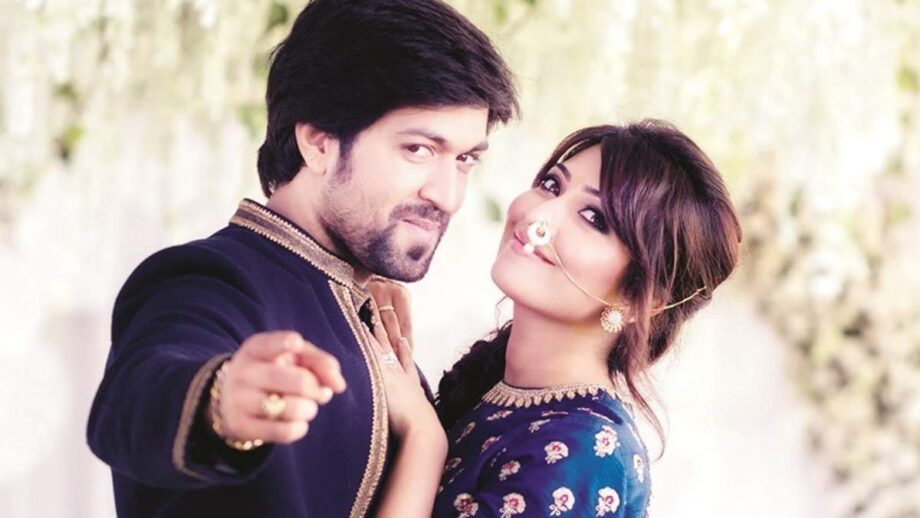 Tollywood couple Yash and Radhika Pandit give major couple goals