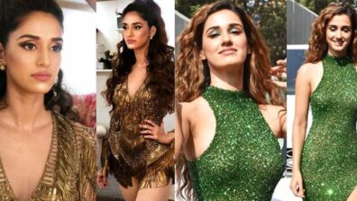 6 times Disha Patani has nailed her look in glitter lehenga