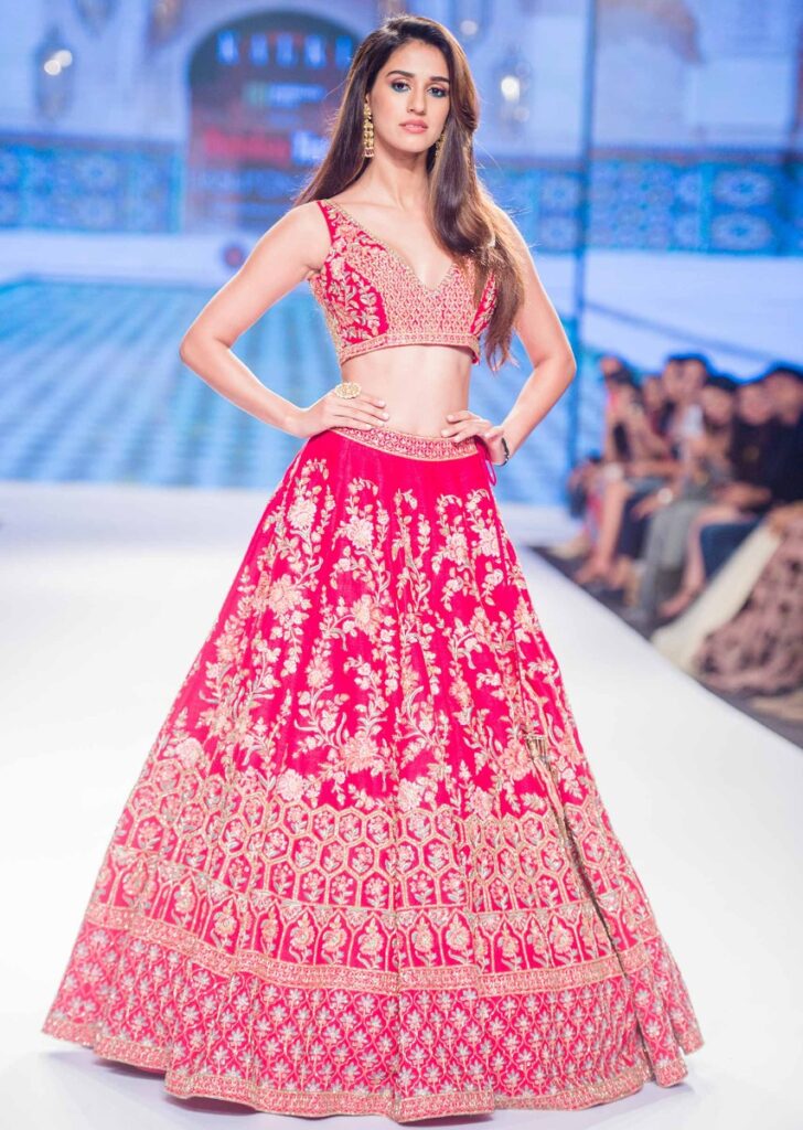 6 times Disha Patani has nailed her look in glitter lehenga - 1