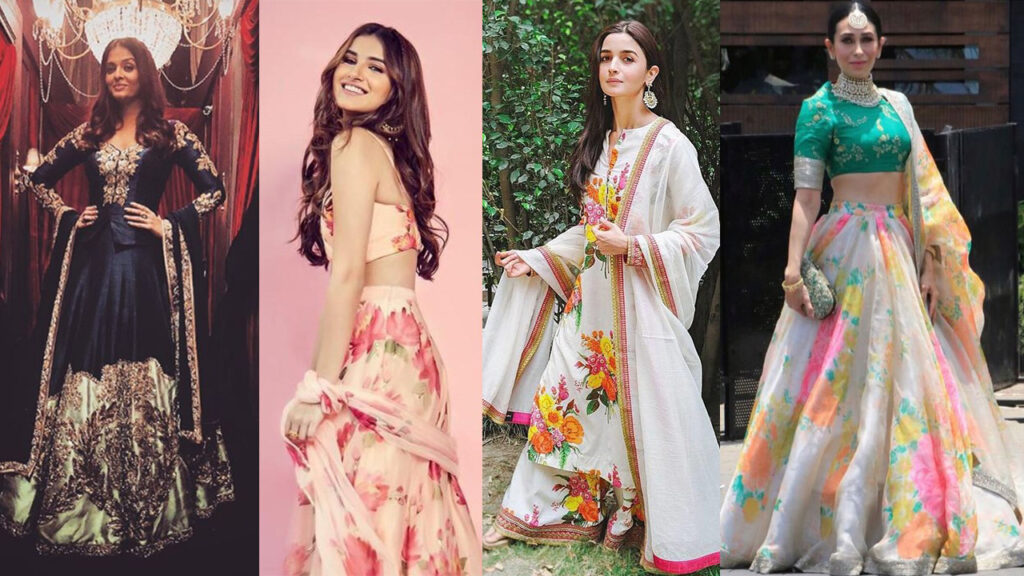 Aishwarya Rai Bachchan, Alia Bhatt, Tara Sutaria, Karisma Kapoor: Who Looks Best In Floral Lehenga? 5