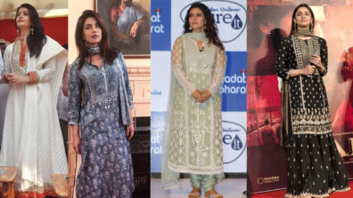 Aishwarya Rai Bachchan Vs Priyanka Chopra Vs Kajol Vs Alia Bhatt: Who carried Anita Dongre’s outfits better?