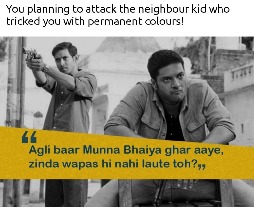 Best Mirzapur memes on Holi that you relate to - 3