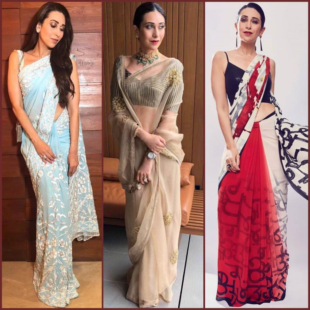 Different shades of Karisma Kapoor in her saree collection is all you need to admire during this 21 days lockdown - 2