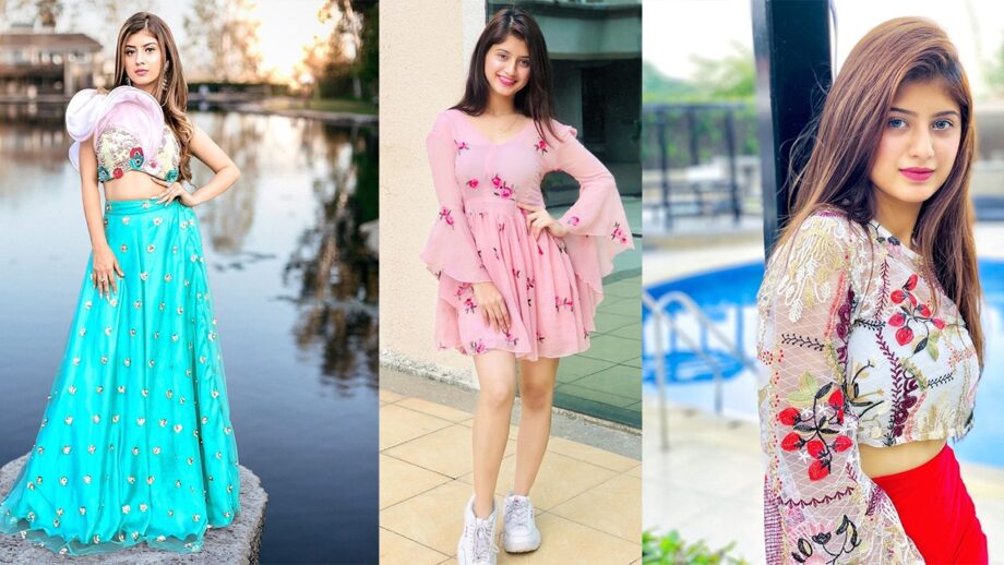 Every time Arishfa Khan stuns in Floral dress 7