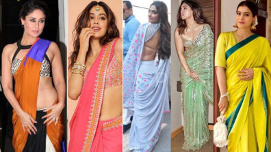 Get the ‘saree fashion’ on point like Kareena Kapoor Khan, Janhvi Kapoor, Sonam Kapoor, Bhumi Pednekar and Kajol