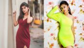 Green or Red: Arishfa Khan looks HOT in which outfit?