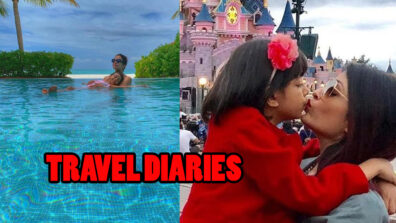 In Photo: CUTE moments of Aishwarya Rai Bachchan and daughter Aaradhya Bachchan chilling by the swimming pool