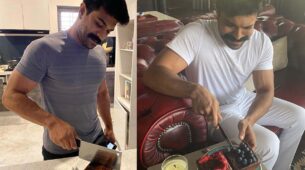 IN PHOTOS: How superstar Ram Charan spent his birthday in quarantine with wife